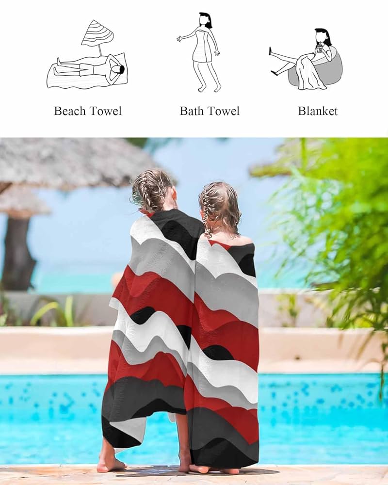 YOASOBI Beach Towel Red ビーチタオル レッド ミュージシャン YOASOBI Beach Towel Red YOASOBI Online Store